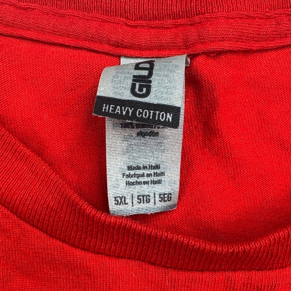 Hulkamania Red Graphic Tee men’s size 5X 100% cotton t shirt wrestling - Picture 3 of 8